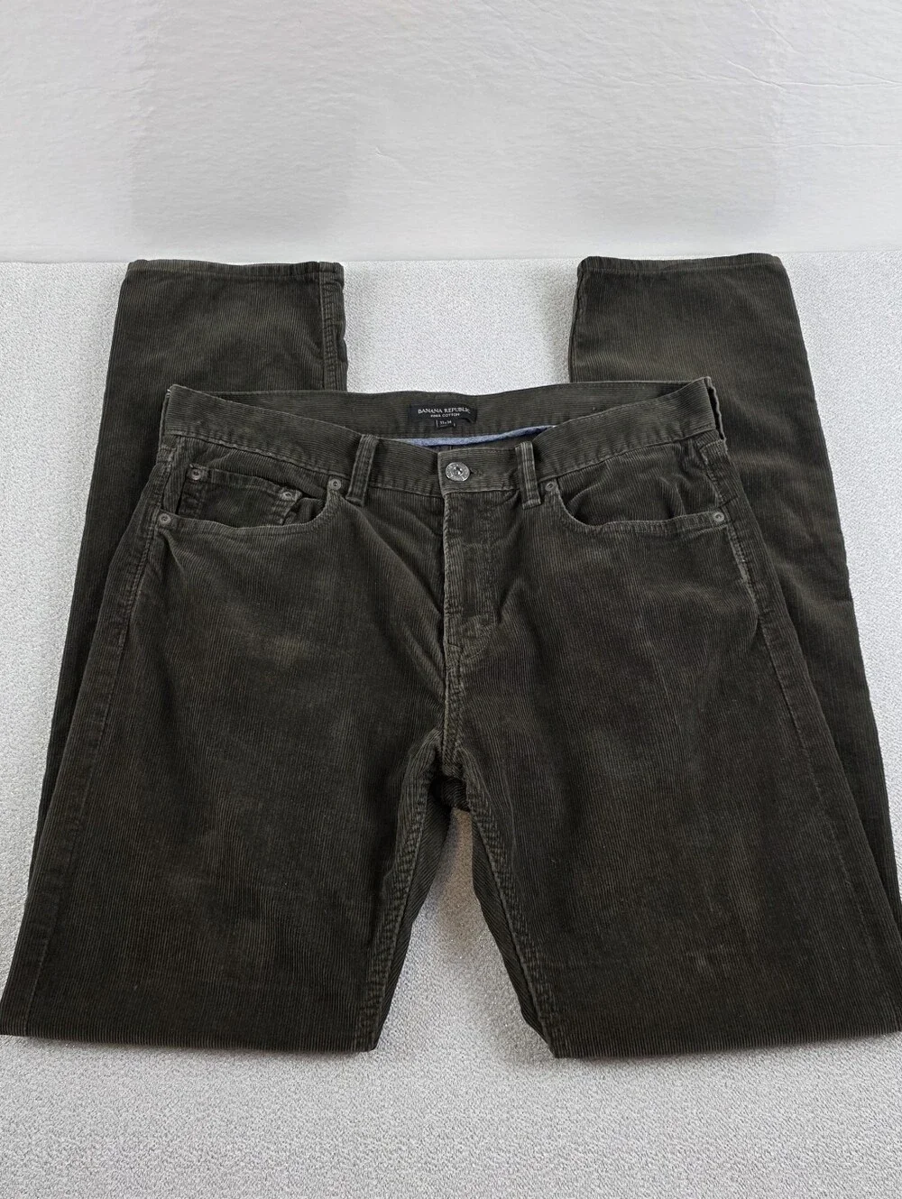 Banana Republic Pima Cotton Corduroy Jeans Brown Men's 33X34